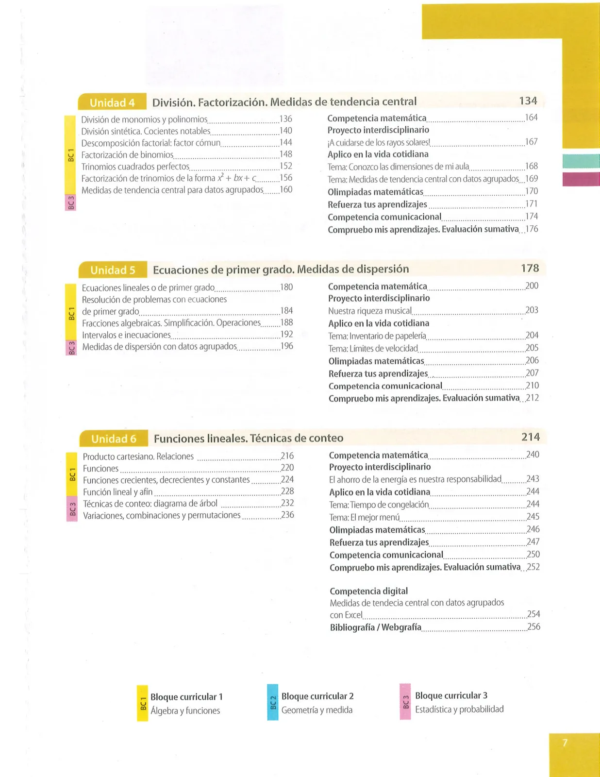 Página 7 de Matematica · 9 EGB · 2025