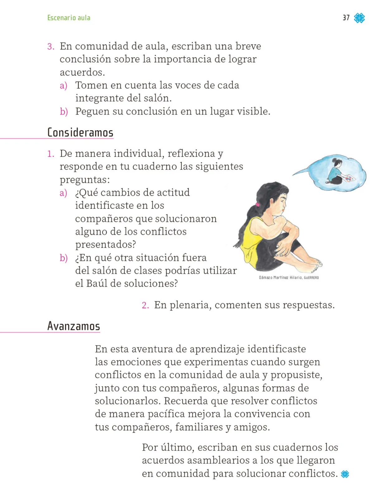 Miniatura página 38 de Proyectos de Aula.   Libro de Educación Primaria Grado 1°  Ciclo Escolar 2025 - 2026