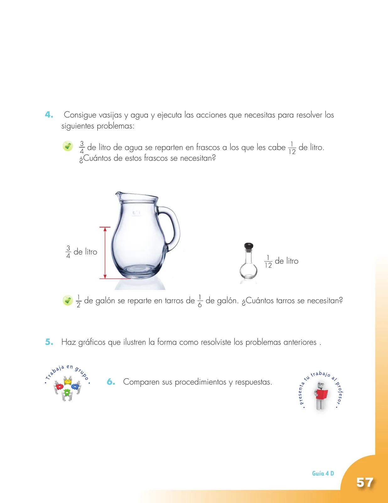 Página 57 de Matematica 5° · Cartilla 01