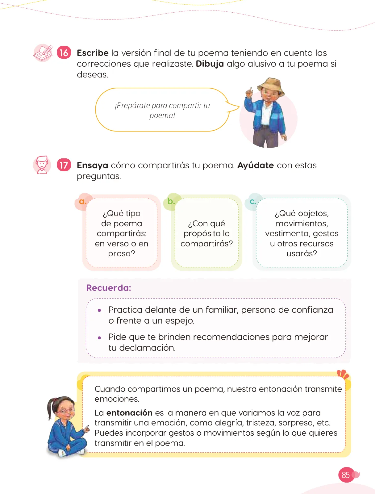 Miniatura página 87 de Cuadernillo de Comunicación 3. Tercer grado de Primaria · 2024