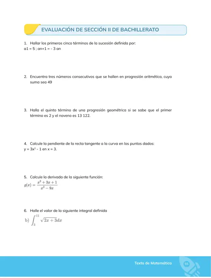 Página 56 de Matematica 1° · Bgu 1 Matematica 2024 · 2024