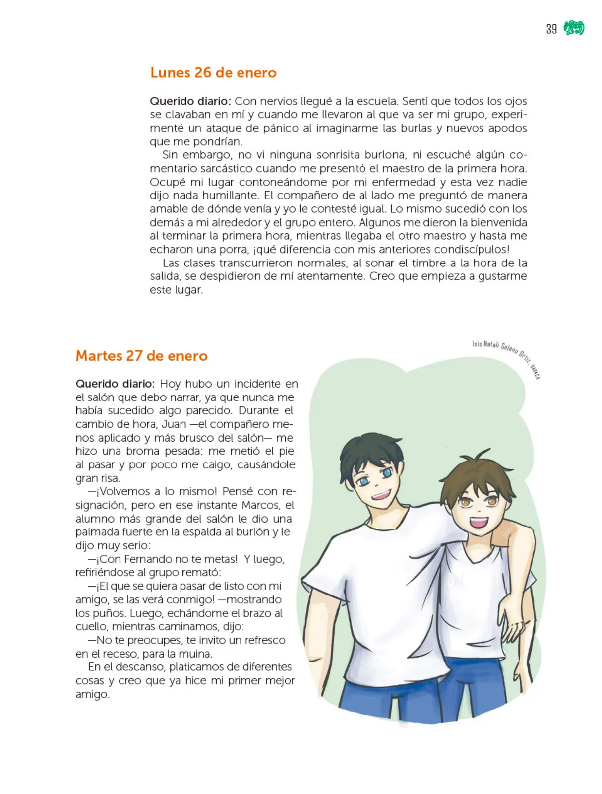 Página 40 de Colección Nanahuatzin. Múltiples lenguajes. Libro de Educación Telesecundaria Grado 3° Ciclo Escolar 2025 - 2026