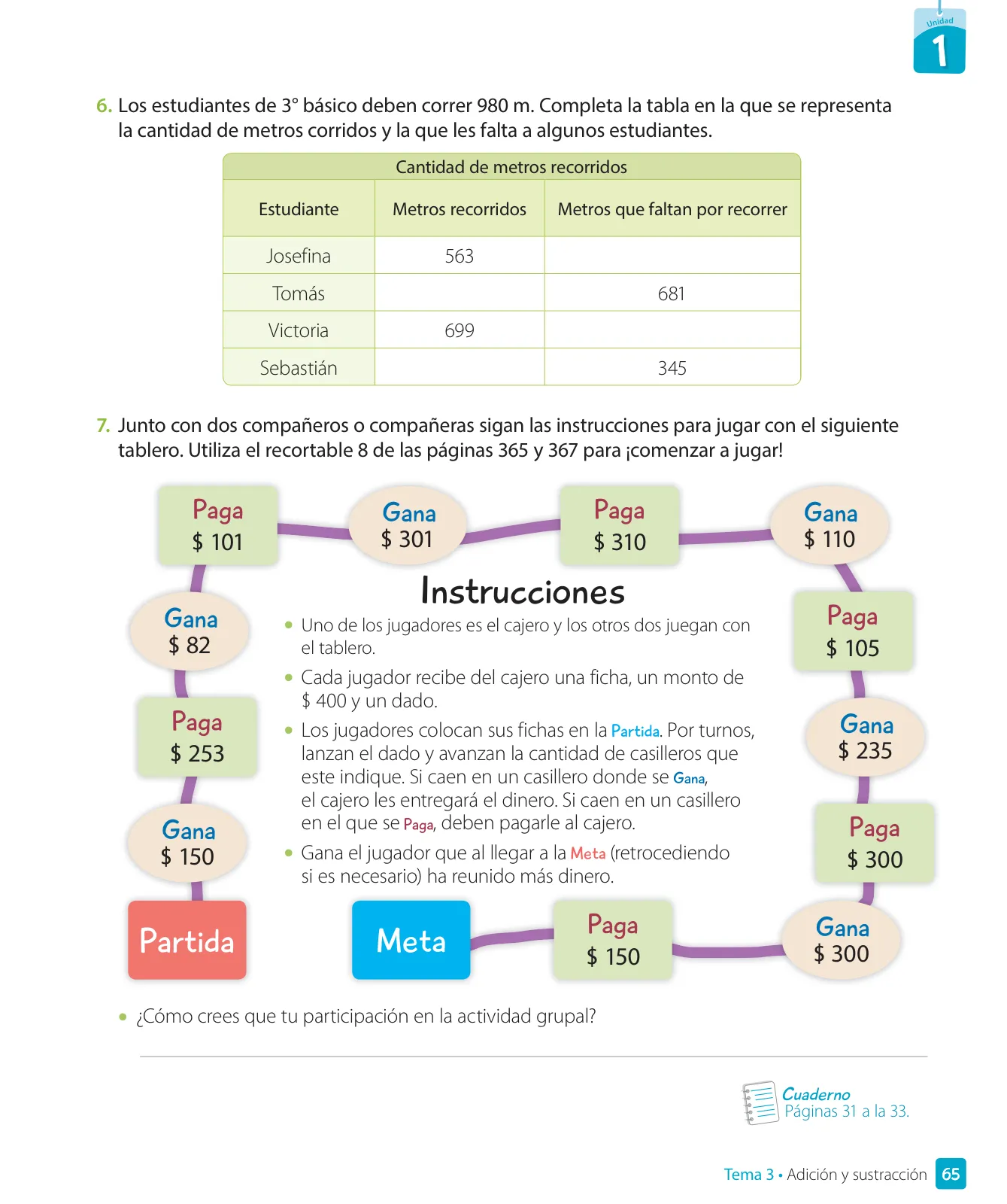 Miniatura página 67 de Matemática – Tercero Básico | Texto del Estudiante MINEDUC – Descargar PDF · 2024