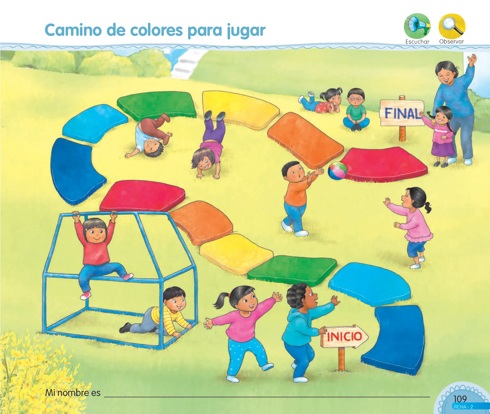Miniatura página 111 de Aprendemos jugando : cuaderno de trabajo para niños y niñas de 5 años · 2017
