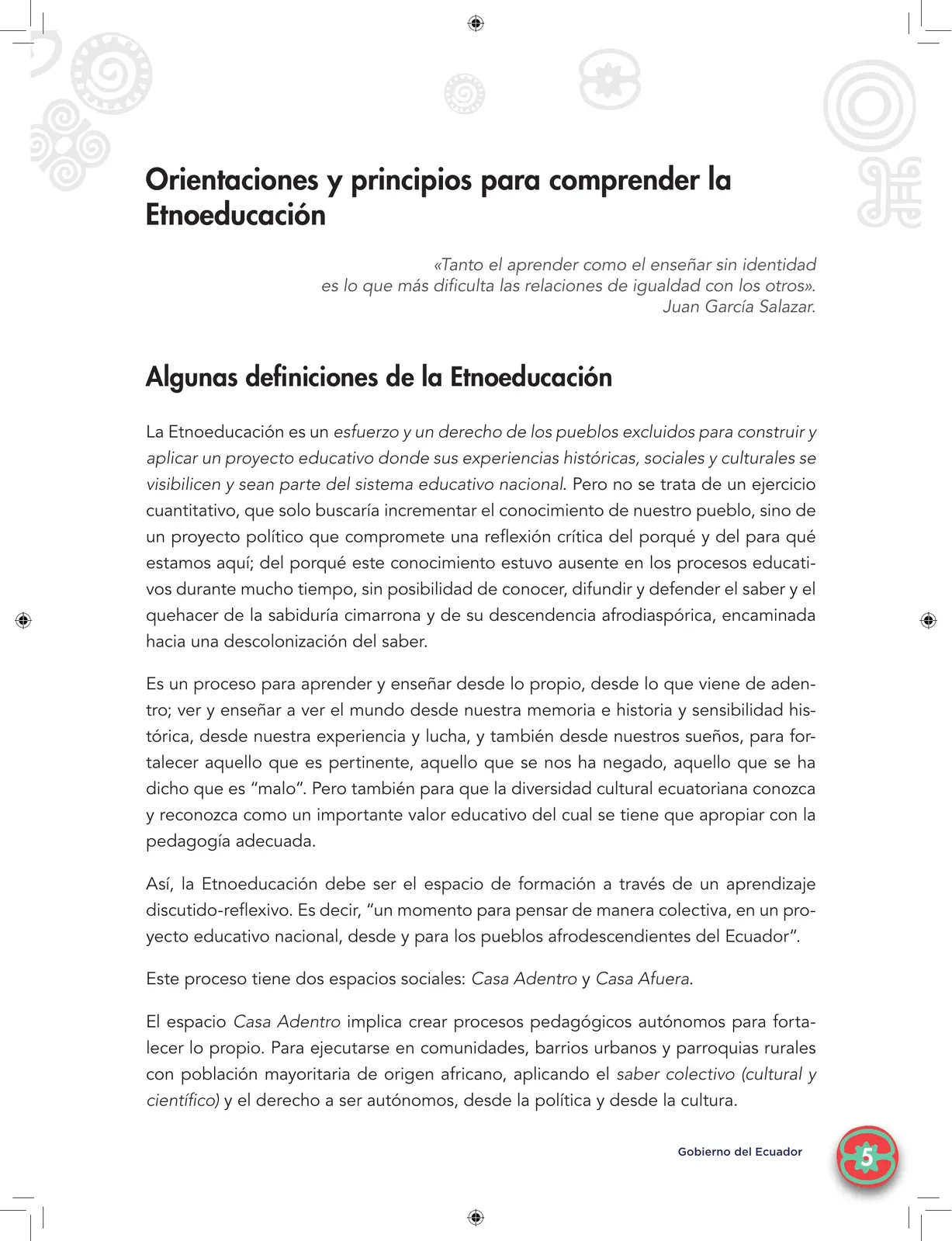 Miniatura página 7 de Etnoeducacion · 5 EGB · 2024