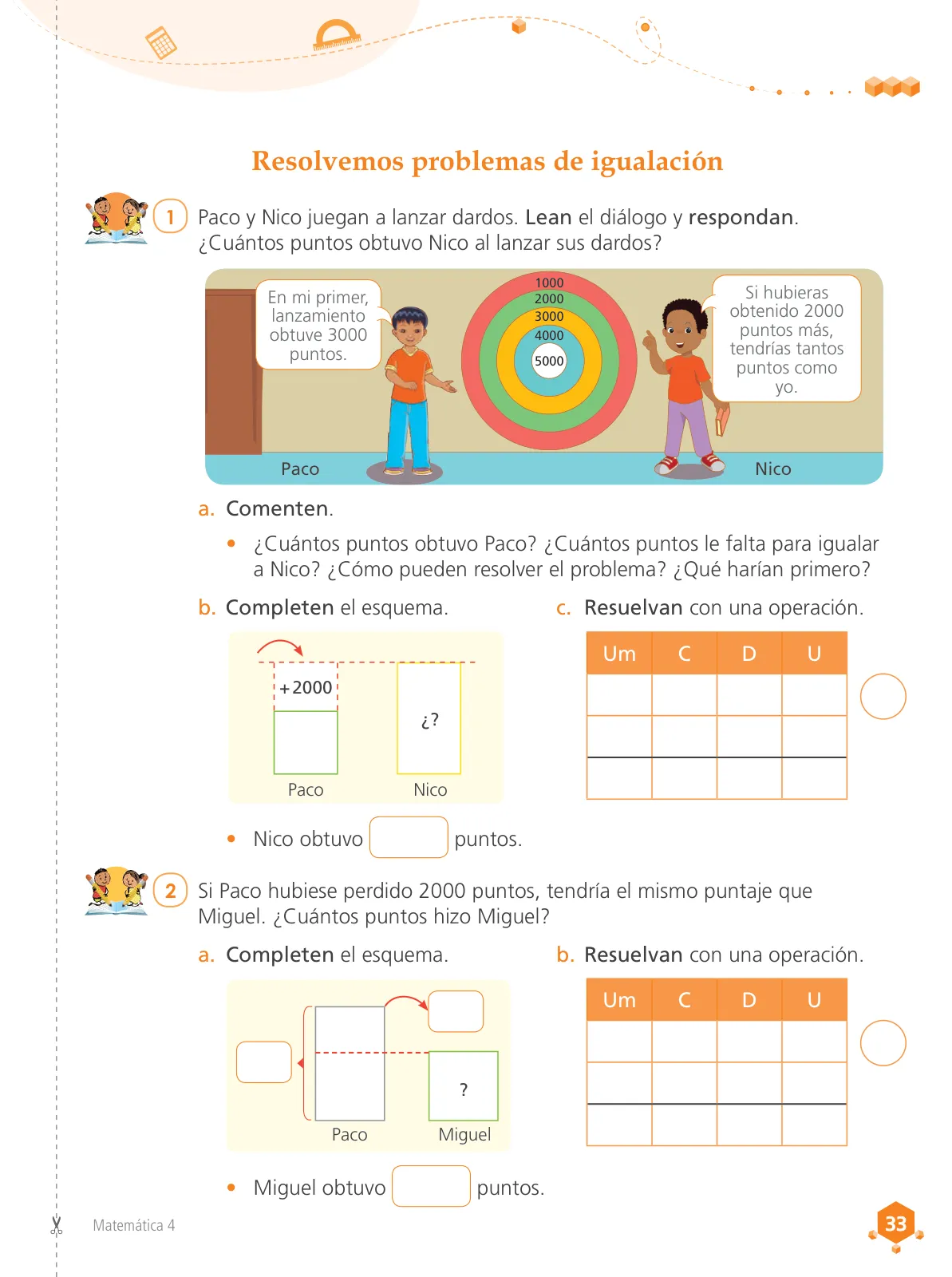 Miniatura página 35 de Matemática 4 : cuaderno de trabajo para cuarto grado de Educación Primaria 2019 · 2019