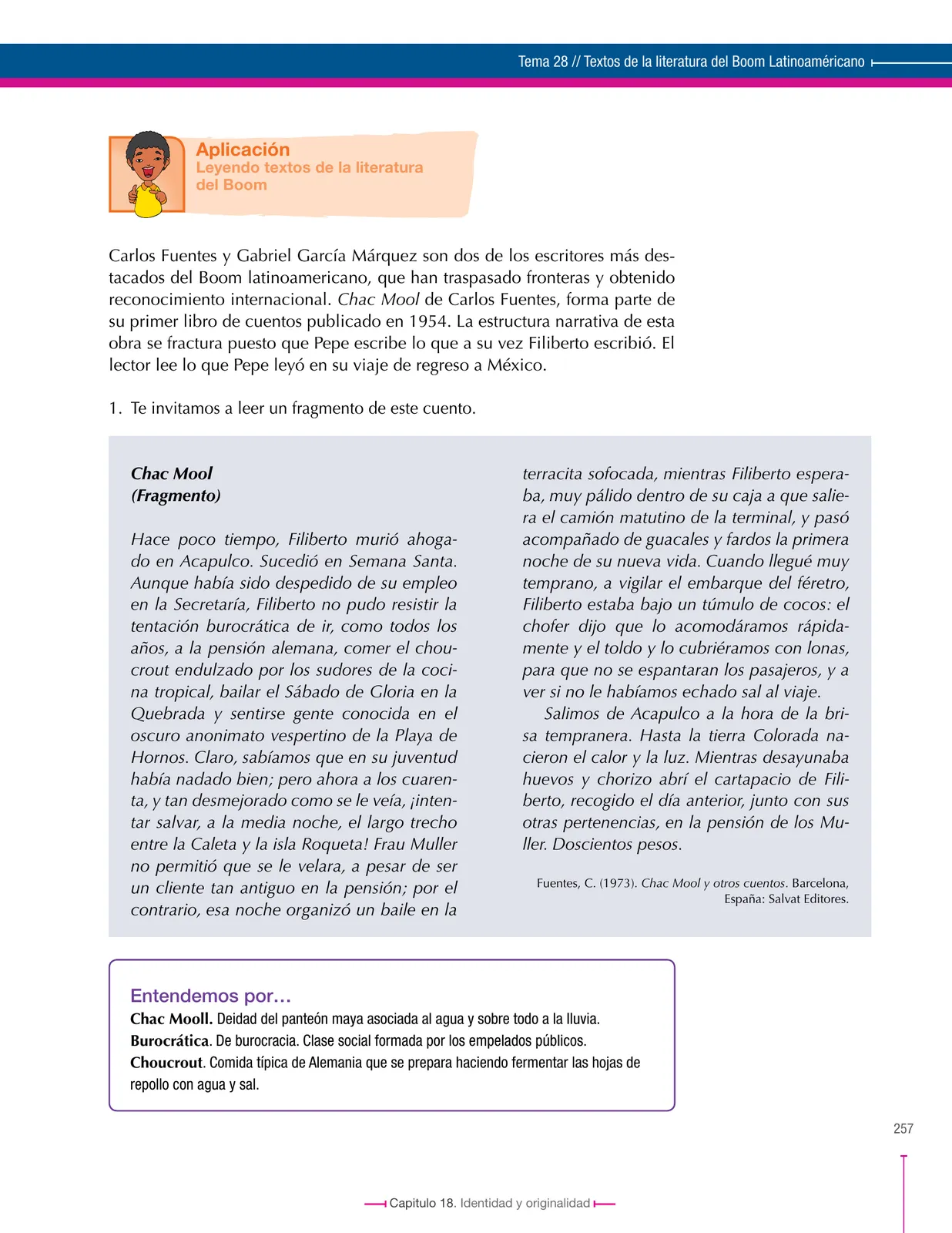 Página 257 de Lenguaje 9° · Secundaria Activa