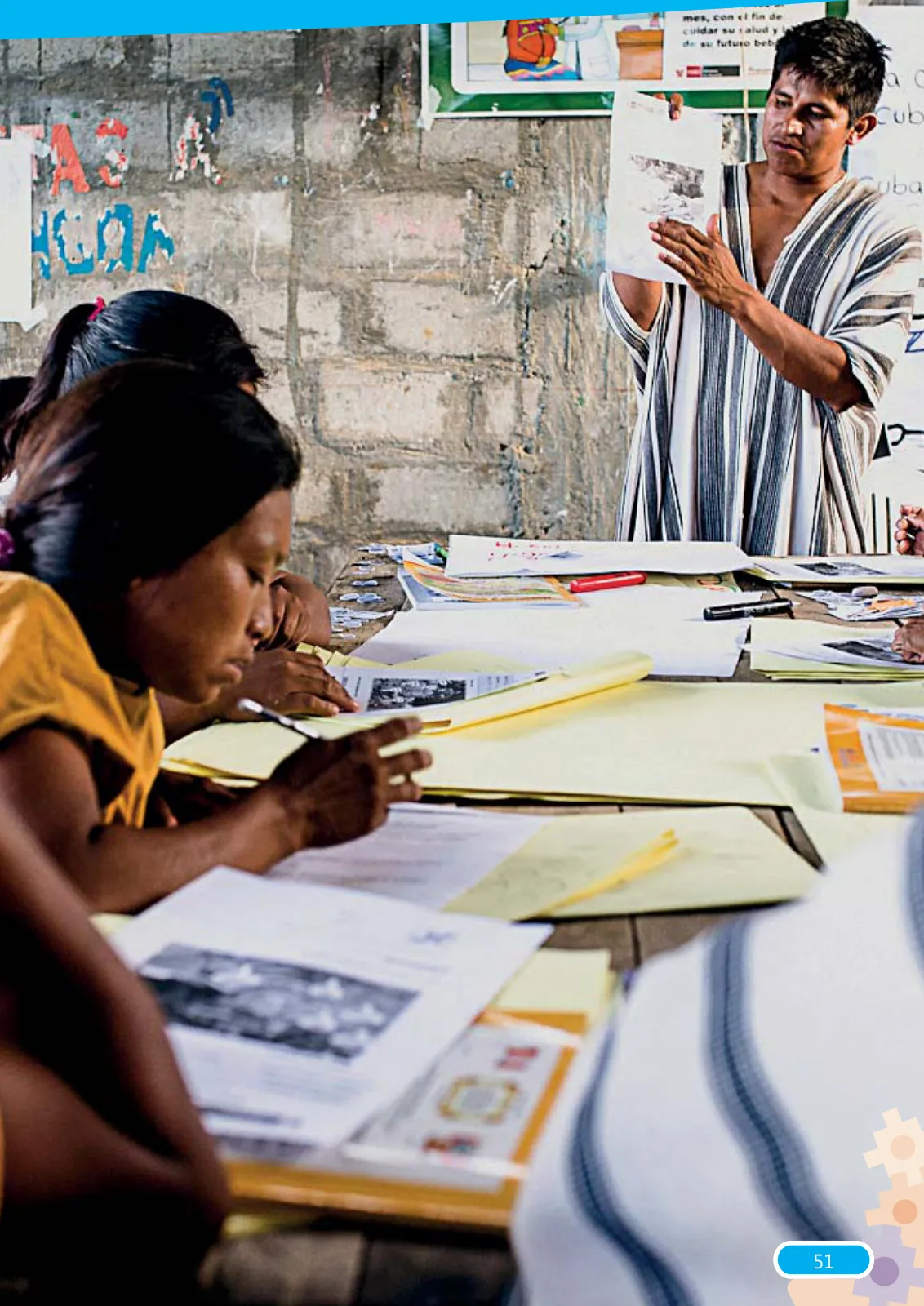 Miniatura página 51 de Guía para el docente sobre el uso del material educativo, Quechua Chanka. Ciclos Inicial e Intermedio, área de Comunicación · 2020