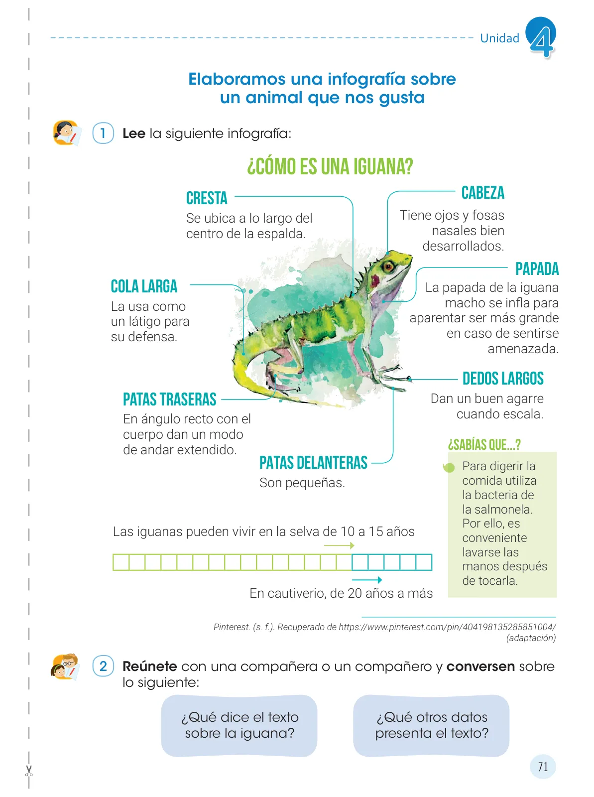 Miniatura página 73 de Comunicación 3 : cuaderno de trabajo para tercer grado de Educación Primaria 2019 · 2019
