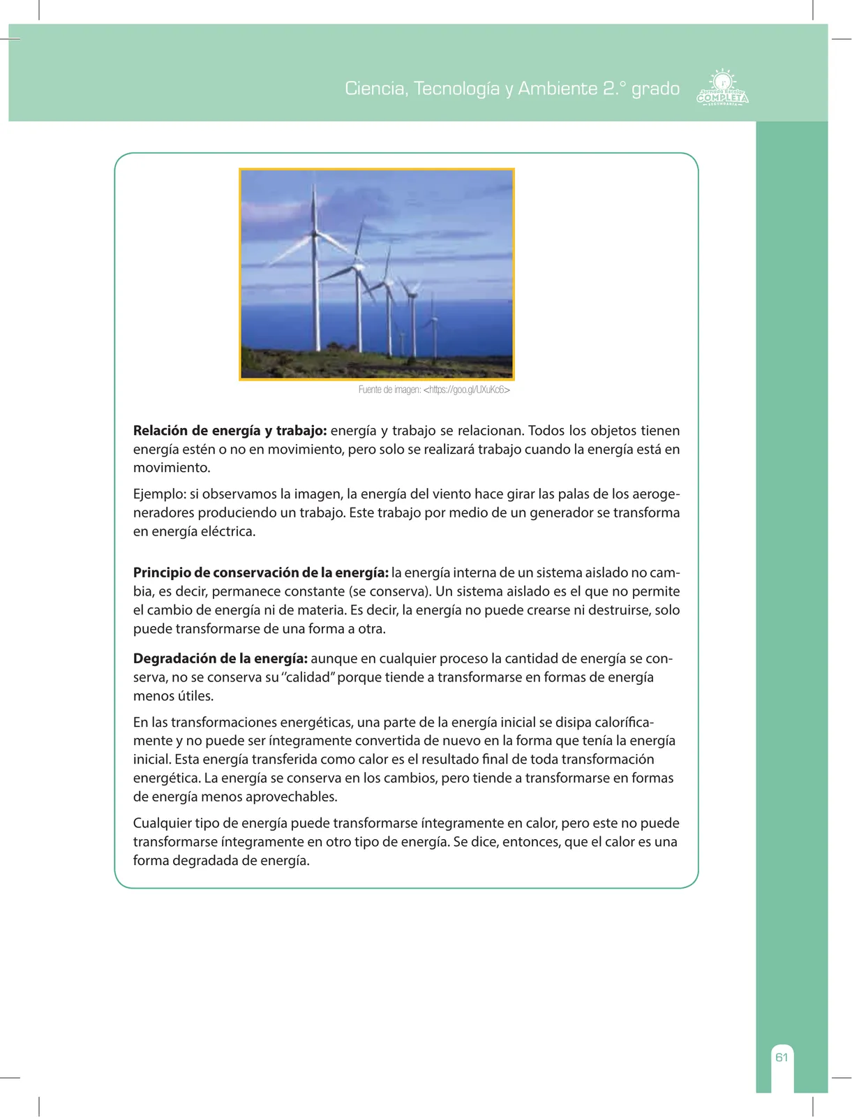 Página 61 de Ciencia, Tecnología y Ambiente 2 : cuaderno de reforzamiento pedagógico - JEC · 2016
