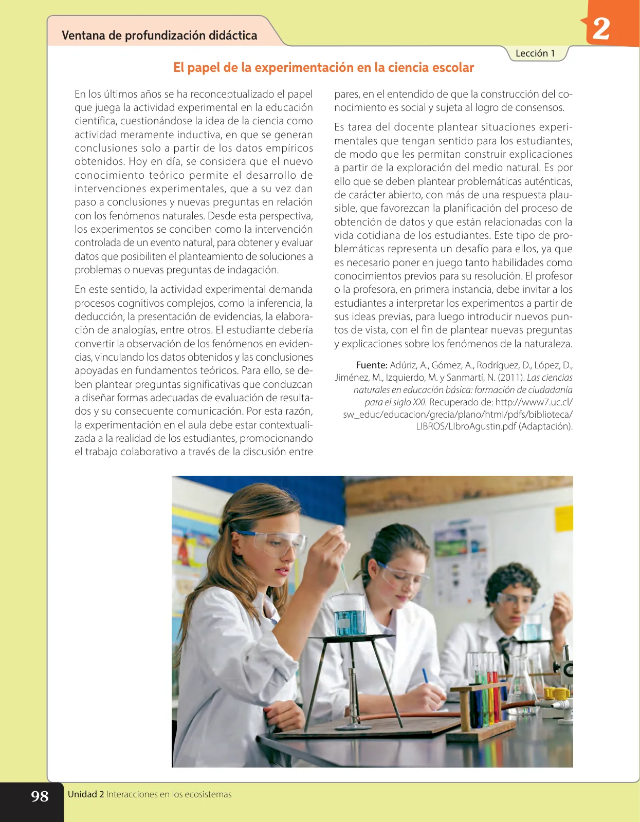 Página 165 de Libro de Ciencias Naturales – Quinto Básico | Texto del Estudiante MINEDUC – Descargar PDF · 2024