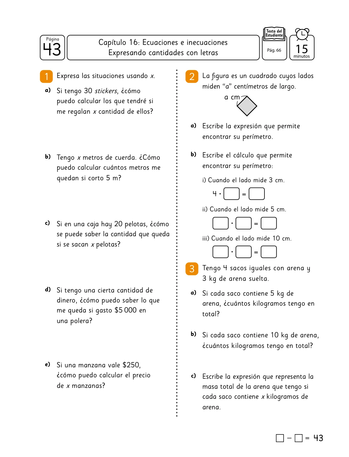 Miniatura página 45 de Sumo Primero – Quinto Básico | Texto del Estudiante MINEDUC – Descargar PDF · 2024