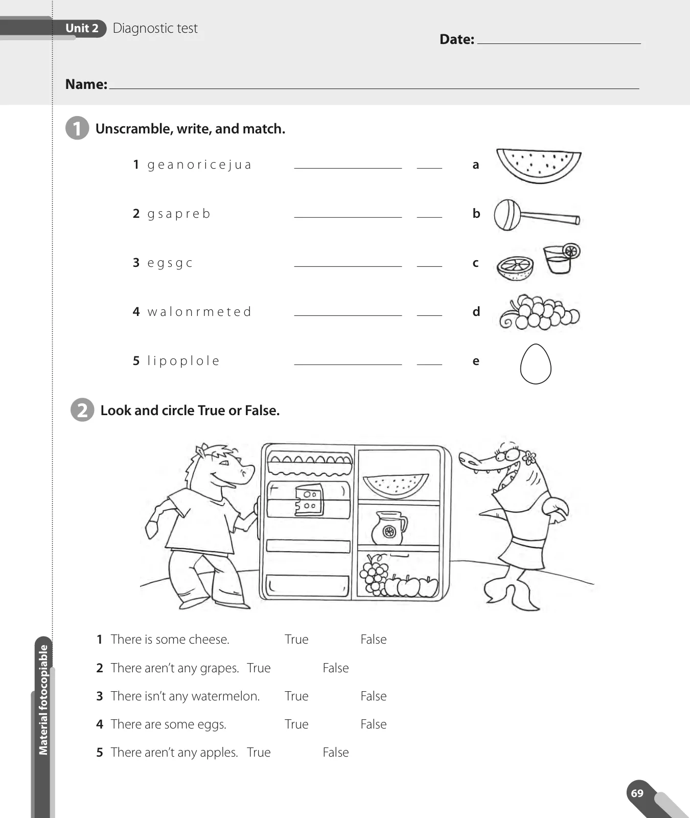 Miniatura página 71 de Inglés – Quinto Básico | Texto del Estudiante MINEDUC – Descargar PDF · 2024