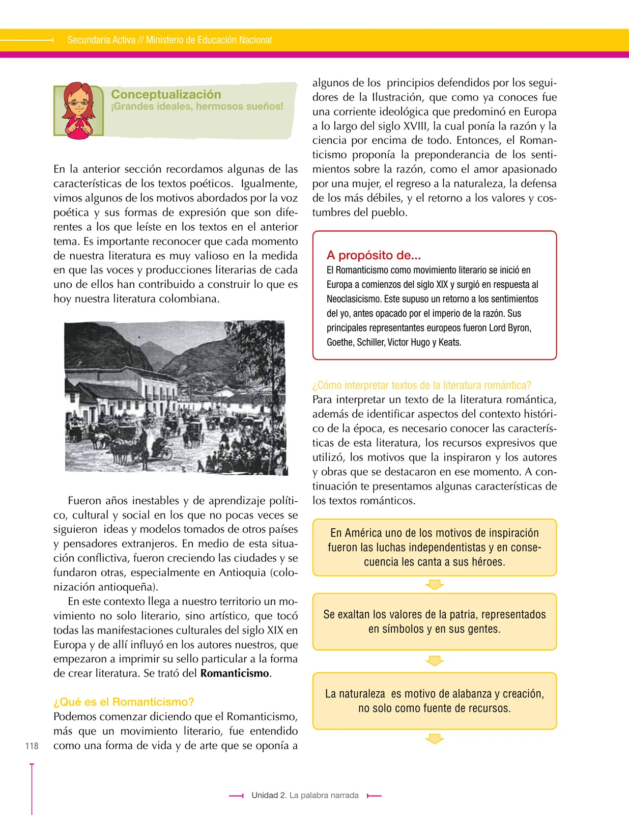 Página 118 de Lenguaje 8° · Secundaria Activa