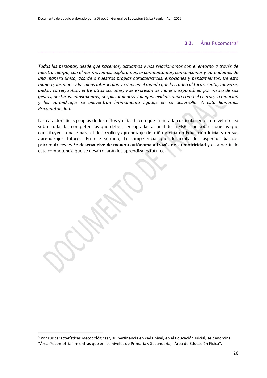 Página 26 de Programa curricular de Educación Inicial · 2016
