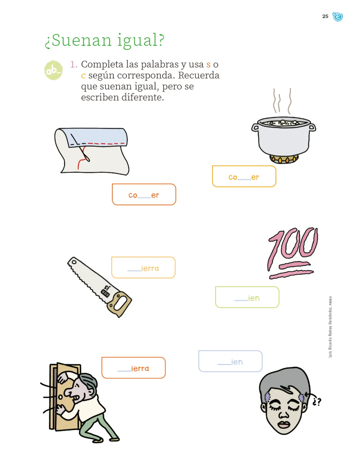Página 26 de Múltiples lenguajes. Trazos y palabras.   Libro de Educación Primaria Grado 2°  Ciclo Escolar 2025 - 2026