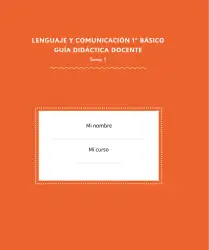 Página de Lenguaje y Comunicación – Primero Básico | Texto del Estudiante MINEDUC – Descargar PDF · 2024