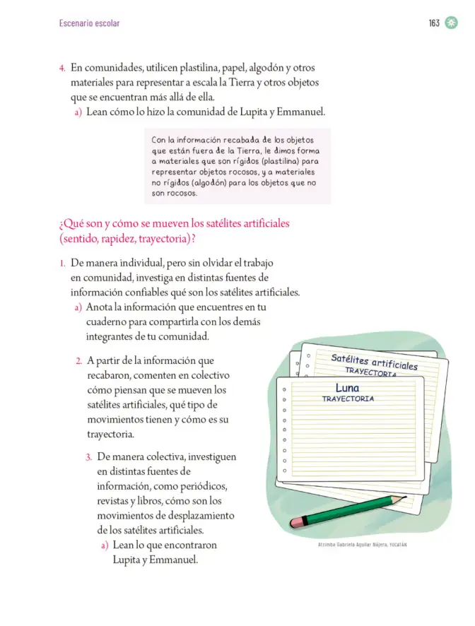 Página 166 de Proyectos Escolares. Libro de Educación Primaria Grado 5° Ciclo Escolar 2025 - 2026