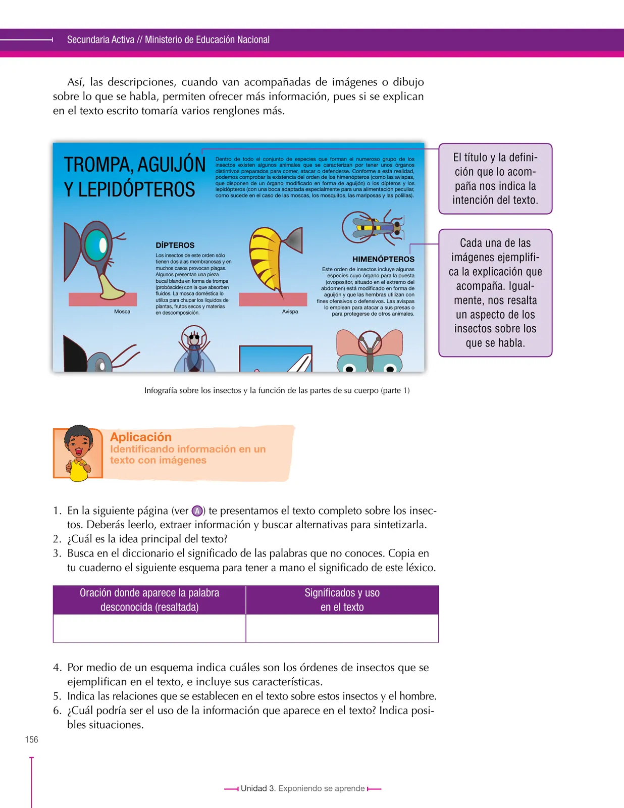 Miniatura página 156 de Lenguaje 8° · Secundaria Activa