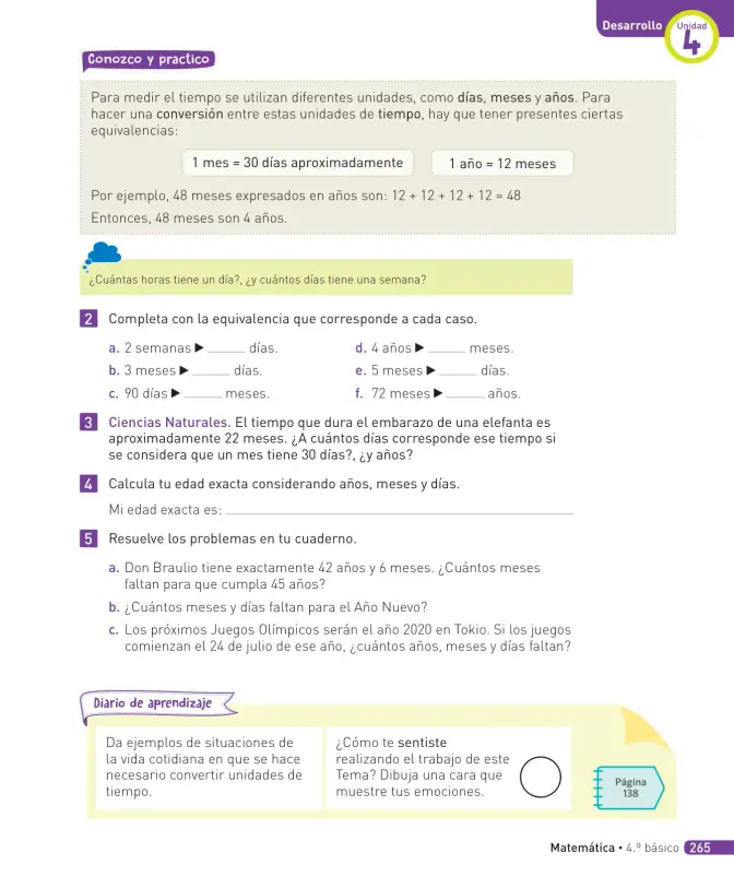 Página 164 de Matemática – Cuarto Básico | Texto del Estudiante MINEDUC – Descargar PDF · 2024