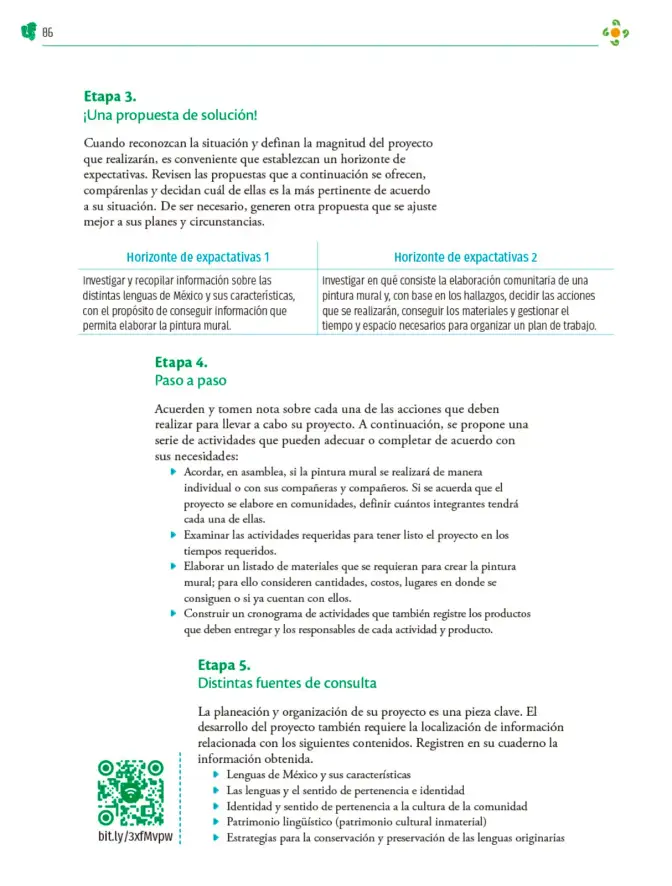Página 87 de Colección Sk´asolil. Nuestro libro de Proyectos. Tomo I. Libro de Educación Telesecundaria Grado 2° Ciclo Escolar 2025 - 2026