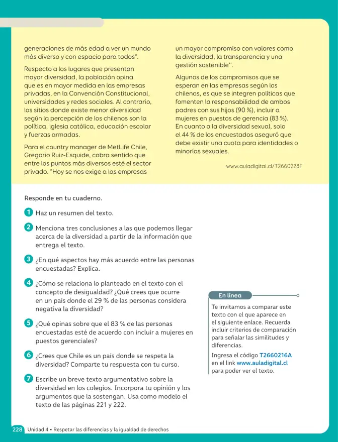 Página 230 de Lenguaje y Comunicación – Sexto Básico | Texto del Estudiante MINEDUC – Descargar PDF · 2024