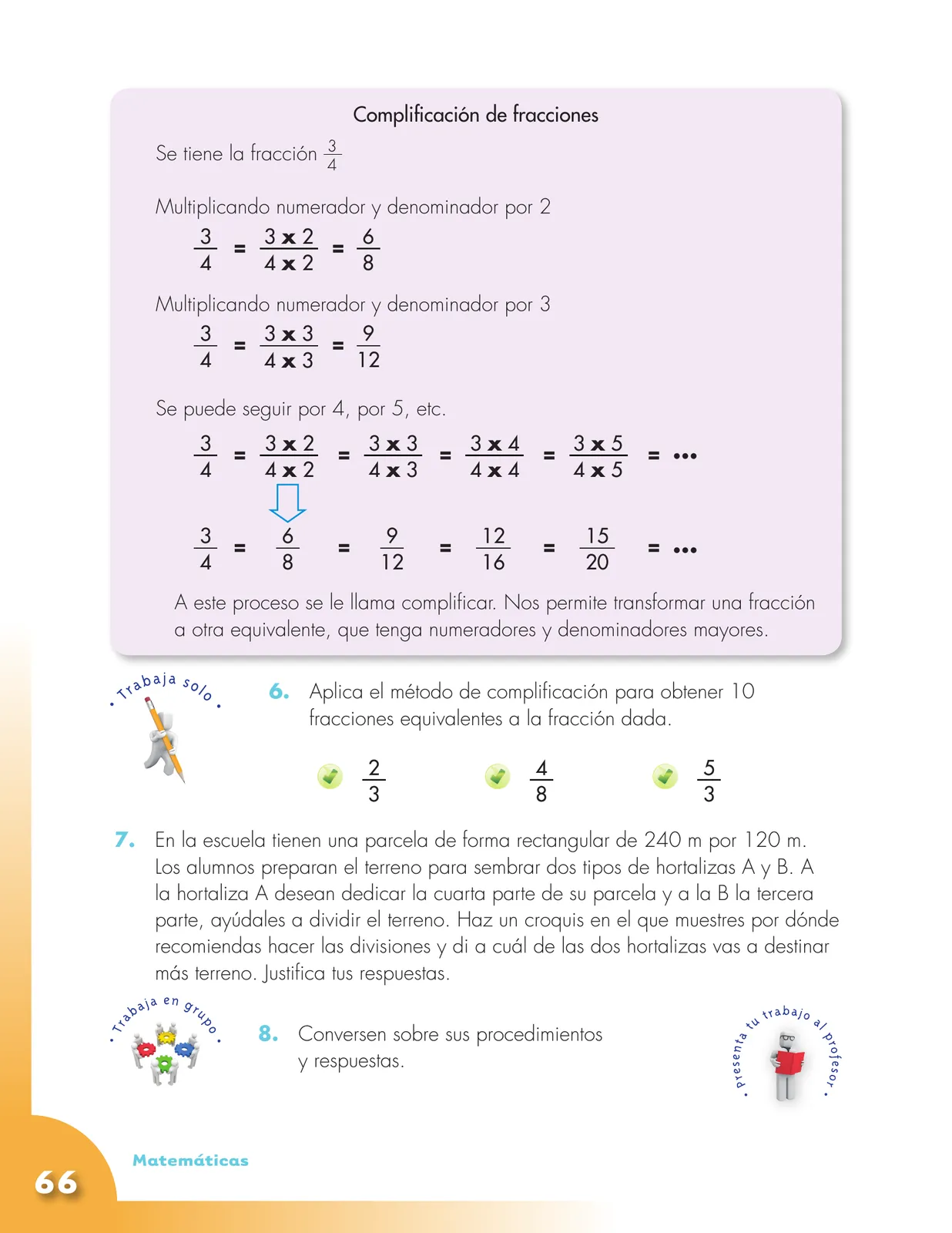 Miniatura página 66 de Matematica 5° · Cartilla 01