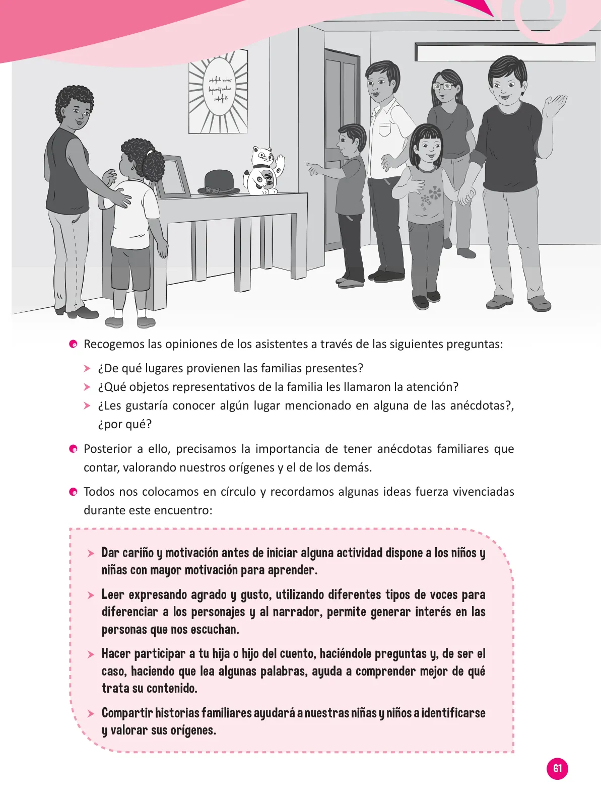 Página 63 de Guía para el trabajo docente con las familias del ciclo III de Primaria · 2016
