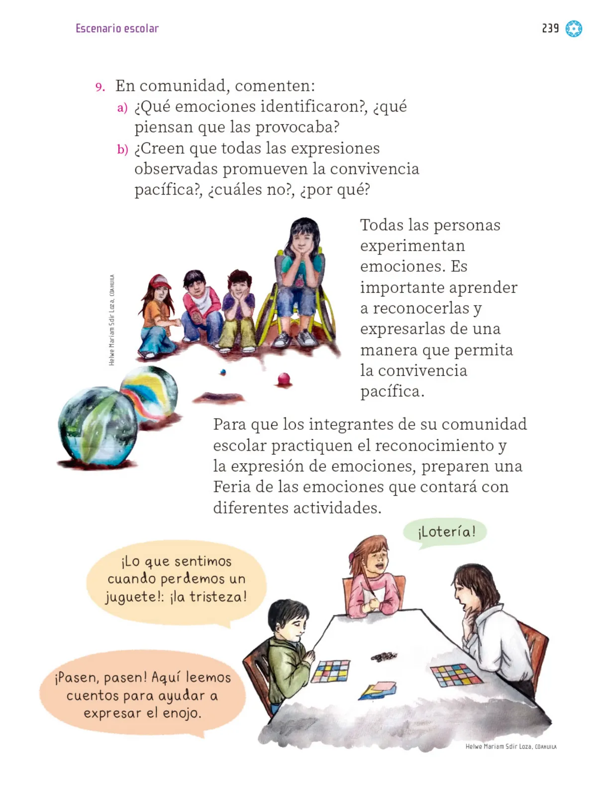 Miniatura página 240 de Proyectos Escolares.   Libro de Educación Primaria Grado 1°  Ciclo Escolar 2025 - 2026
