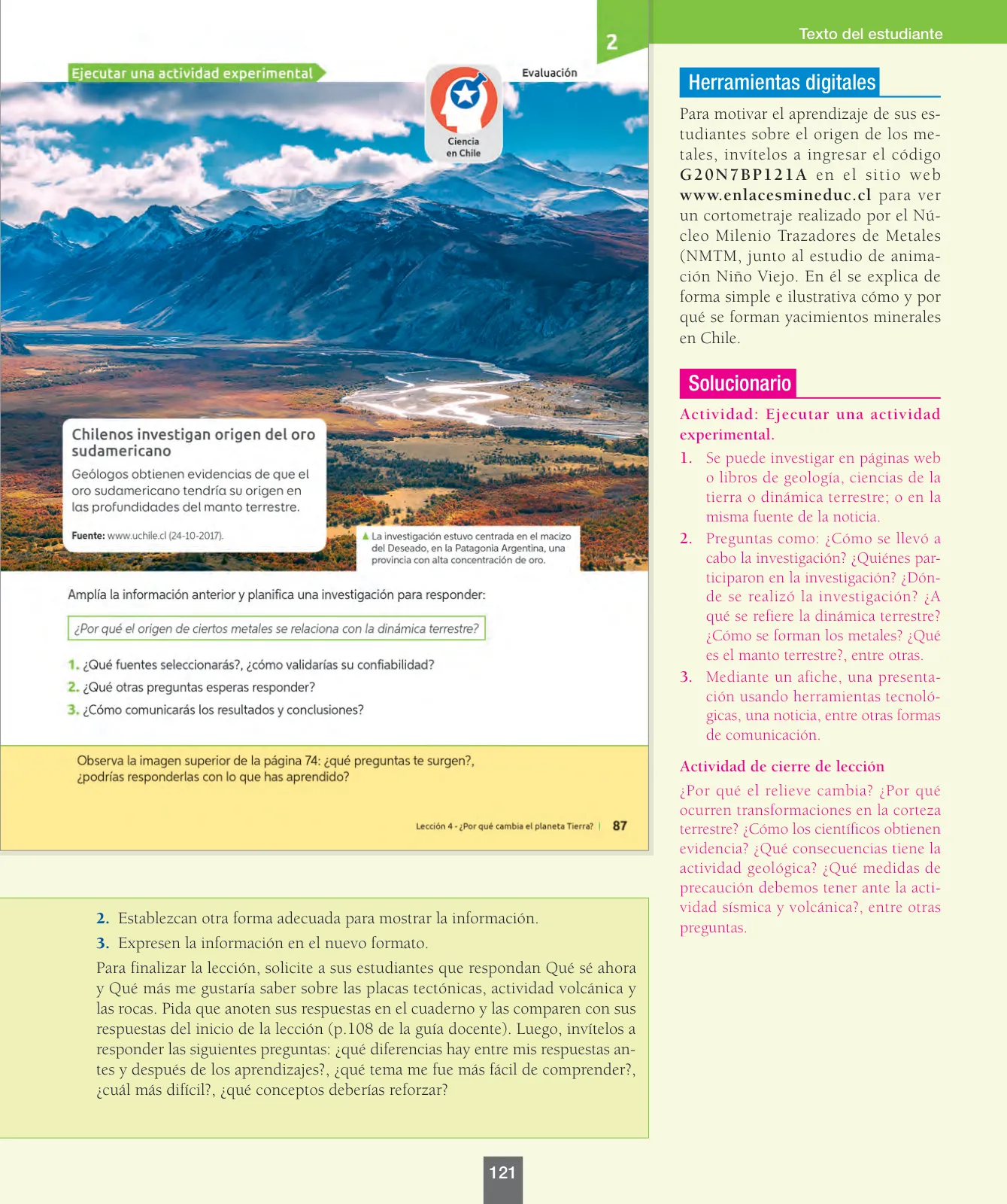 Miniatura página 122 de Ciencias Naturales – Séptimo Básico | Texto del Estudiante MINEDUC – Descargar PDF · 2024
