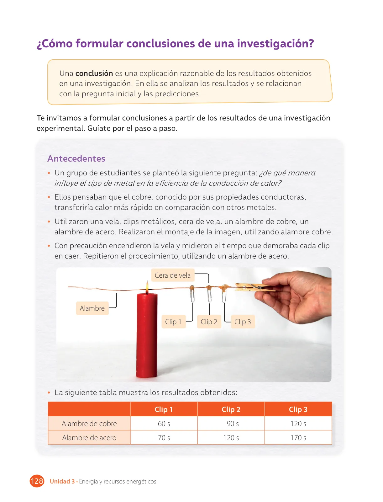 Página 130 de Libro de Ciencias Naturales – Quinto Básico | Texto del Estudiante MINEDUC – Descargar PDF · 2024
