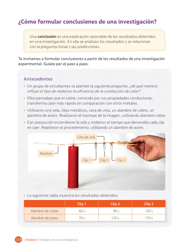 Página 130 de Libro de Ciencias Naturales – Quinto Básico | Texto del Estudiante MINEDUC – Descargar PDF · 2024