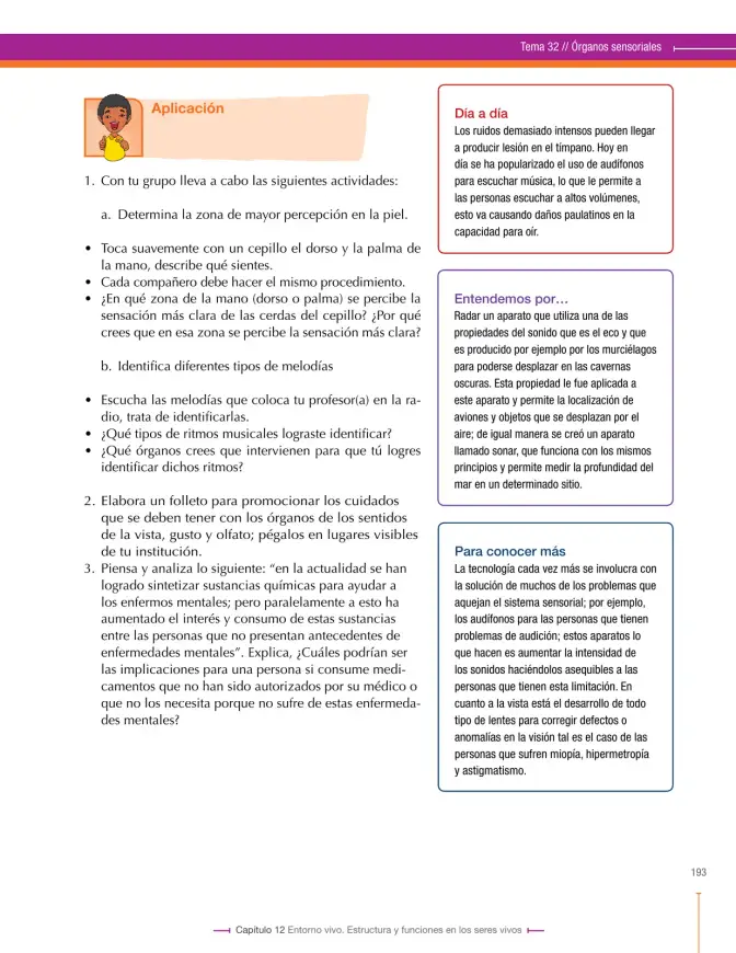 Página 193 de Ciencias Naturales 8° · Secundaria Activa