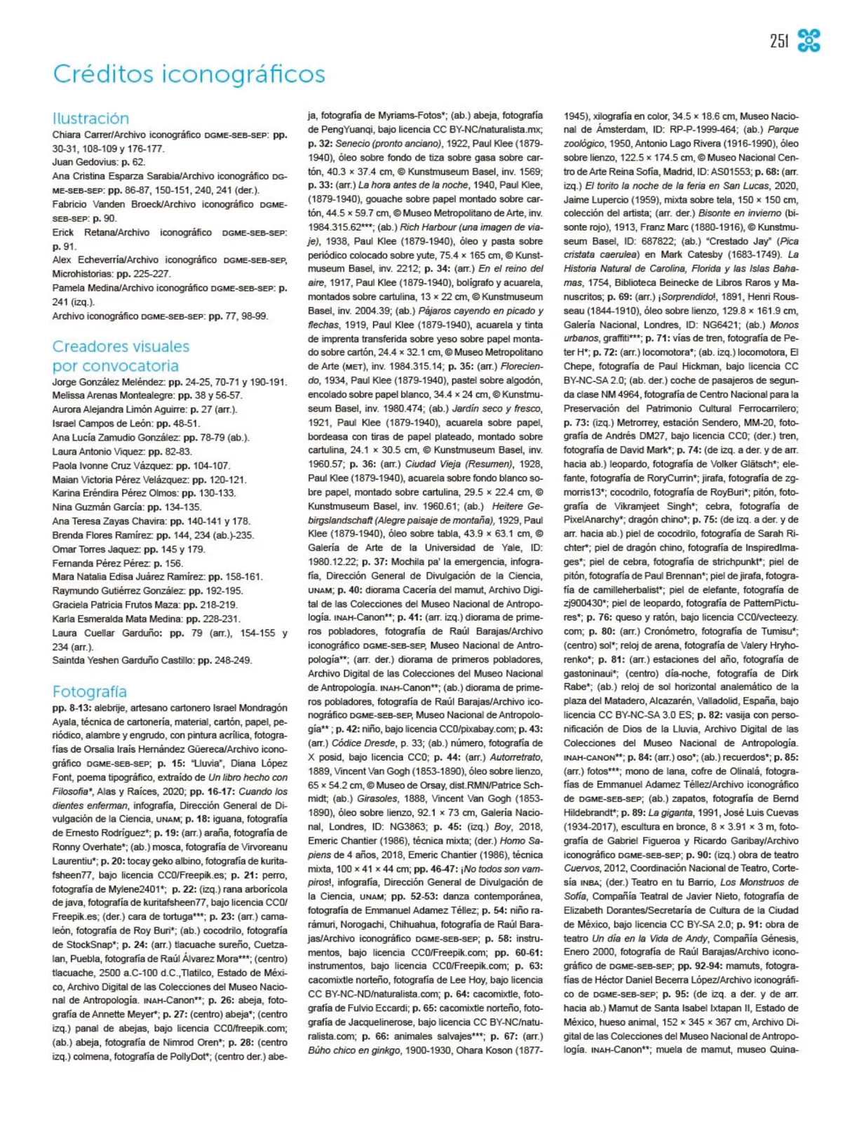 Página 252 de Múltiples lenguajes. Libro de Educación Primaria Grado 1° Ciclo Escolar 2025 - 2026