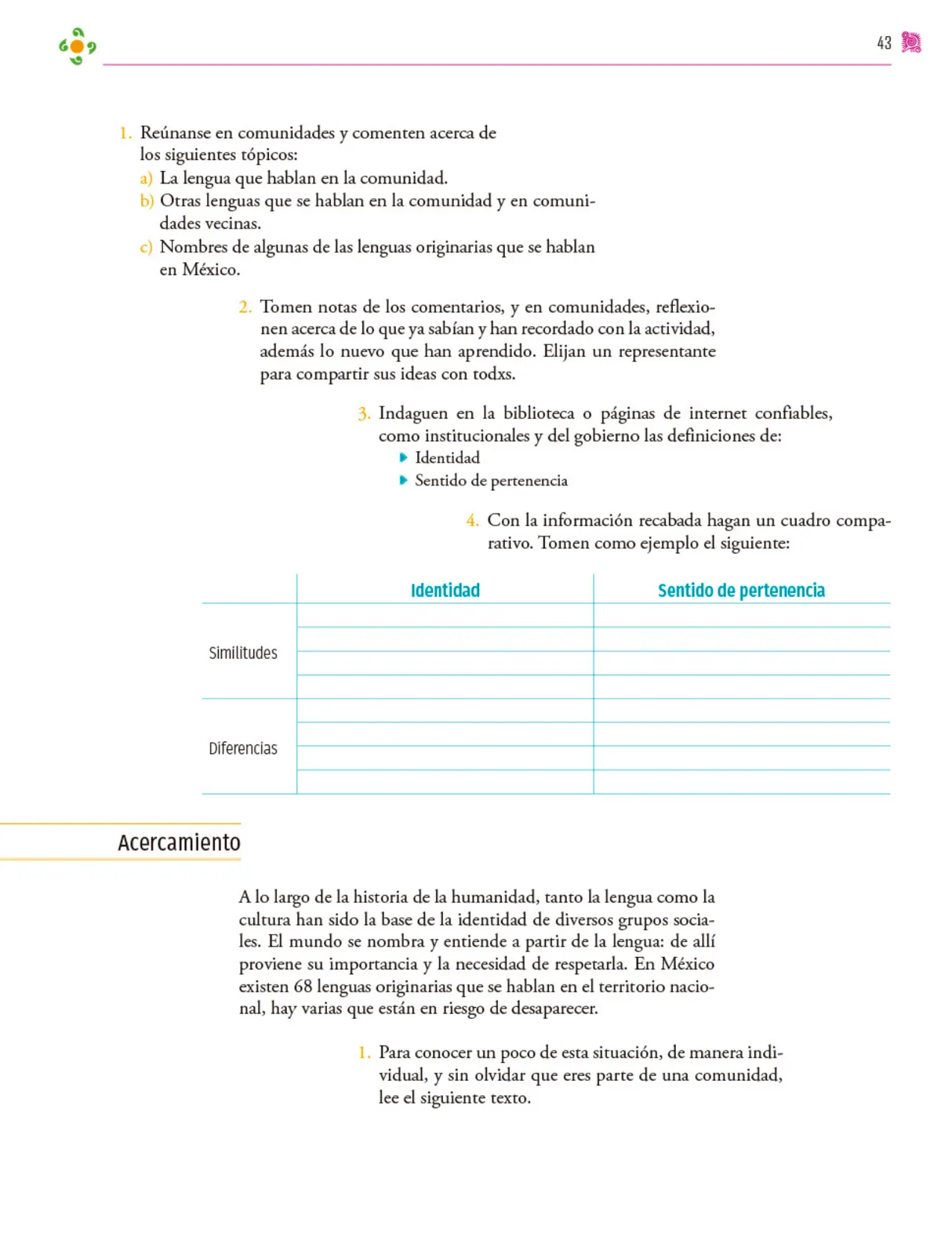 Miniatura página 44 de Colección Sk´asolil. Nuestro libro de proyectos.   Libro de Educación Secundaria Grado 2°  Ciclo Escolar 2025 - 2026