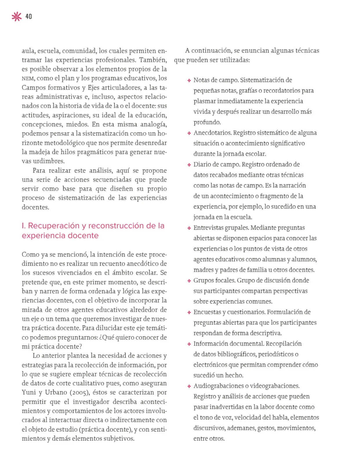 Miniatura página 41 de Un libro sin recetas para la maestra y el maestro. Fase 2  Libro de Educación Preescolar Grado 1°, 2°, 3°  Ciclo Escolar 2025 - 2026