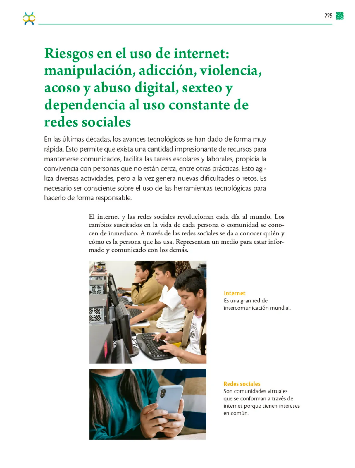 Página 226 de Colección Sk´asolil. De lo humano y lo comunitario. Libro de Educación Telesecundaria Grado 2° Ciclo Escolar 2025 - 2026