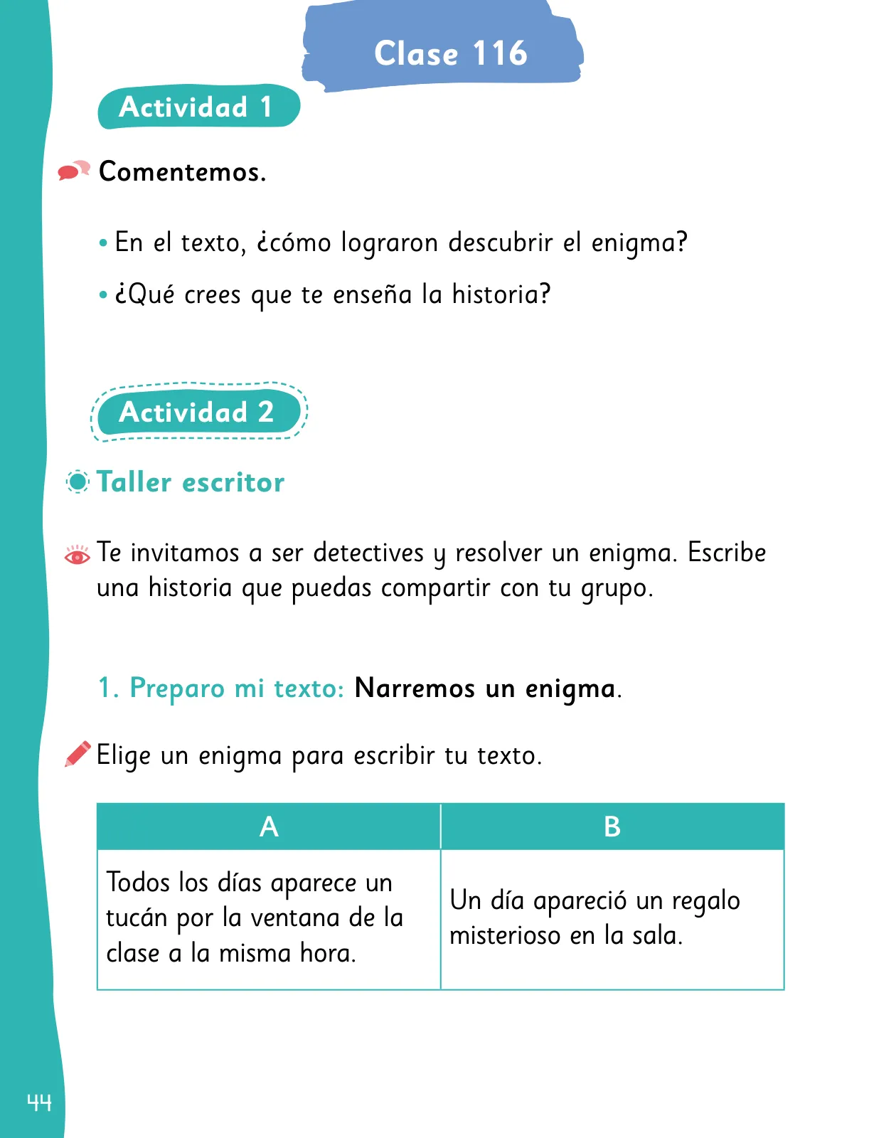 Página 46 de Lenguaje y Comunicación – Segundo Básico – Texto del Estudiante MINEDUC – Descargar PDF · 2024