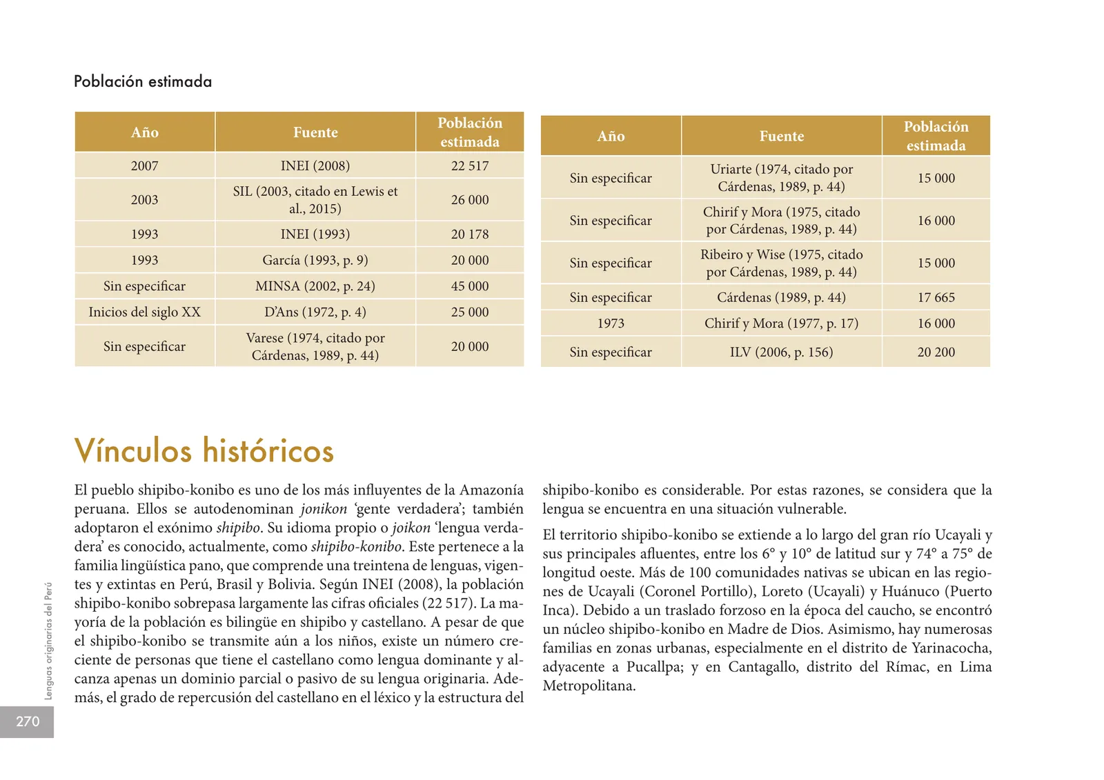 Página 272 de Lenguas originarias del Perú · 2018