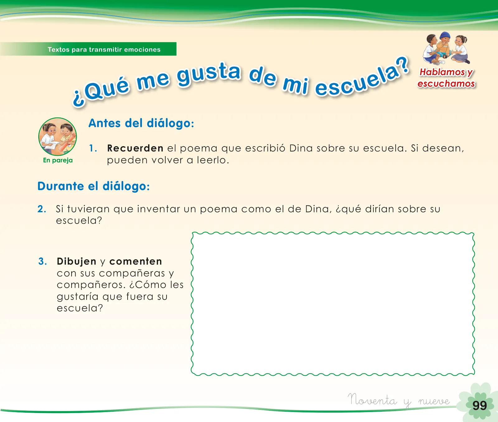 Miniatura página 101 de Comunicación 1 : cuaderno de trabajo para primer grado de Educación Primaria 2019 · 2019