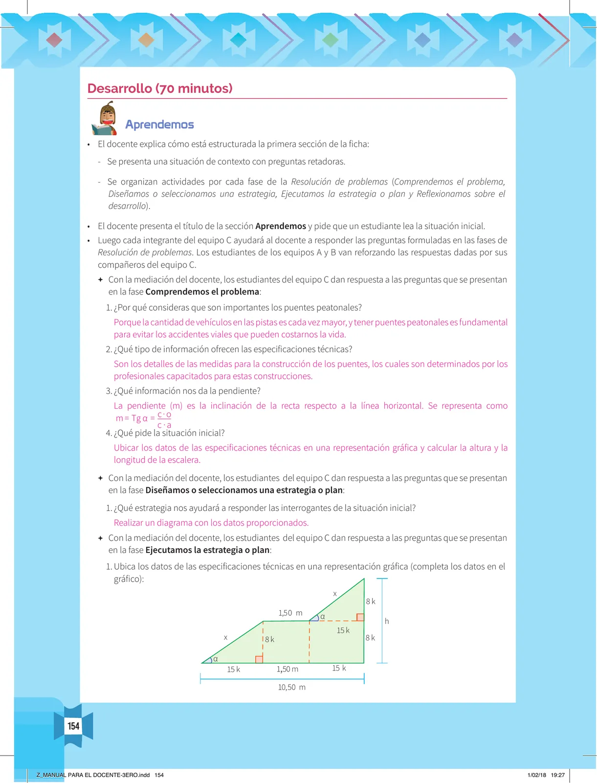 Miniatura página 156 de Resolvamos problemas 3 : manual para el docente 2018 · 2018