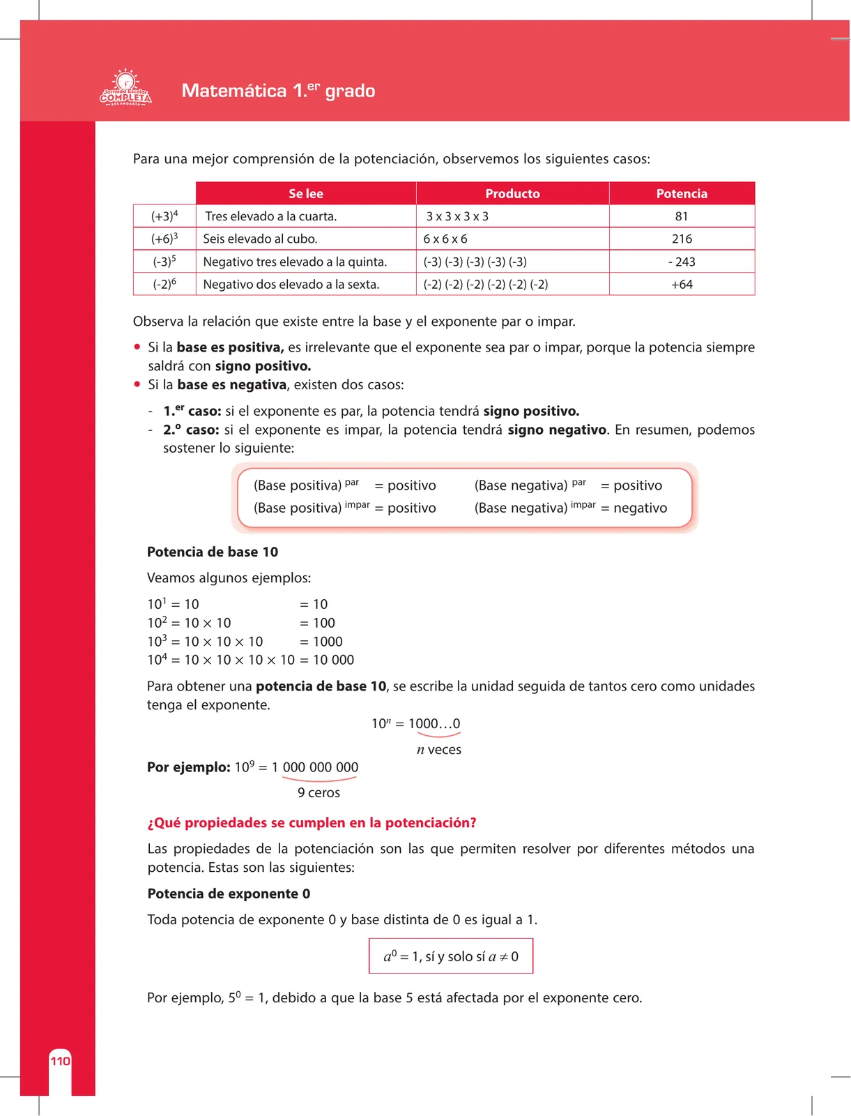 Miniatura página 110 de Matemática 1 : cuaderno de reforzamiento pedagógico - JEC · 2016