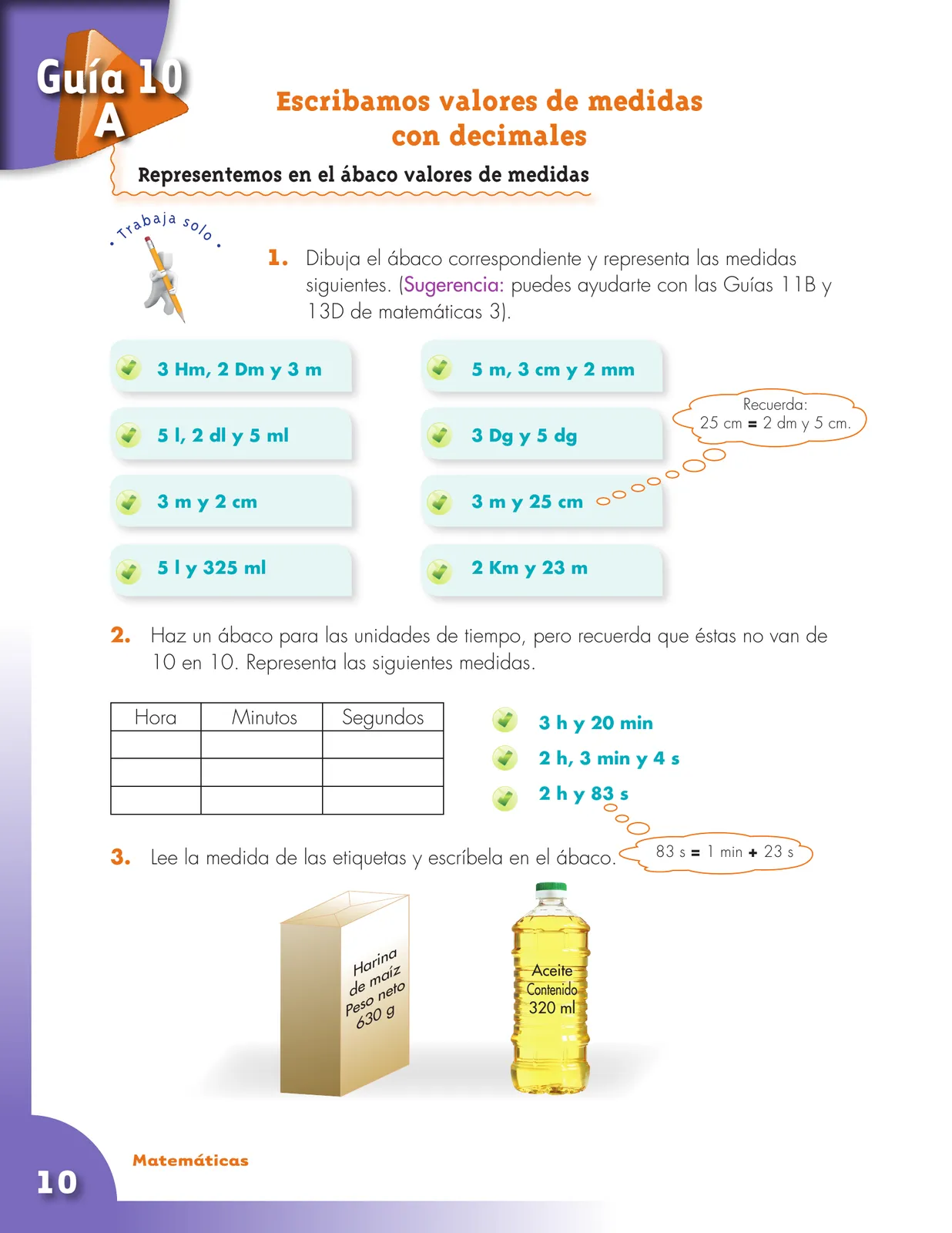 Miniatura página 10 de Matematica 4° · Cartilla 02