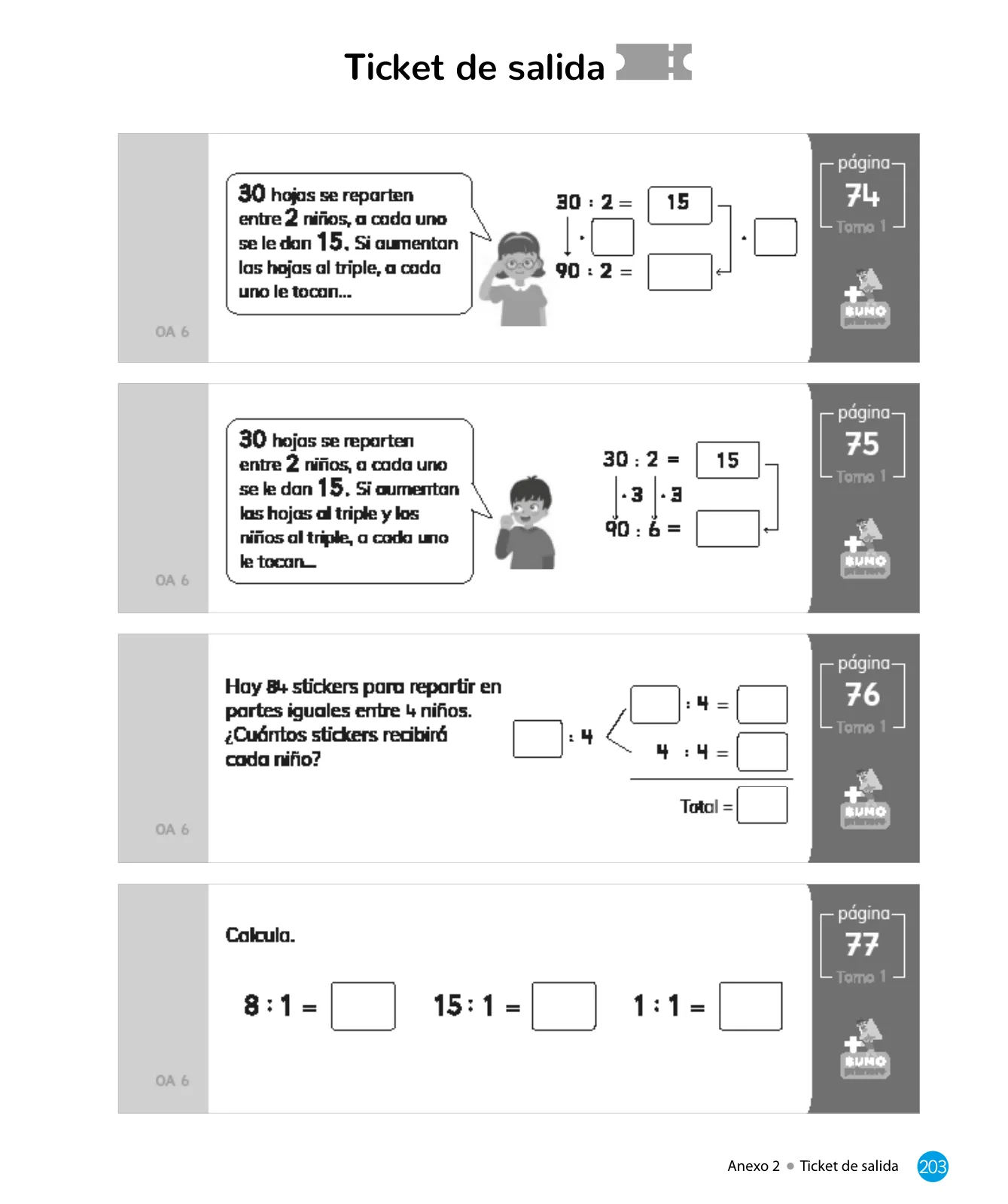 Página 205 de Sumo Primero – Cuarto Básico | Texto del Estudiante MINEDUC – Descargar PDF · 2024