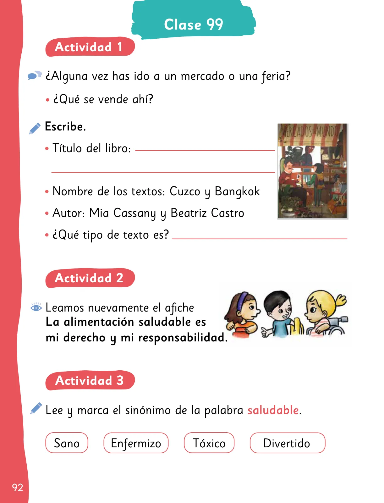 Página 94 de Lenguaje y Comunicación – Segundo Básico – Texto del Estudiante MINEDUC – Descargar PDF · 2024