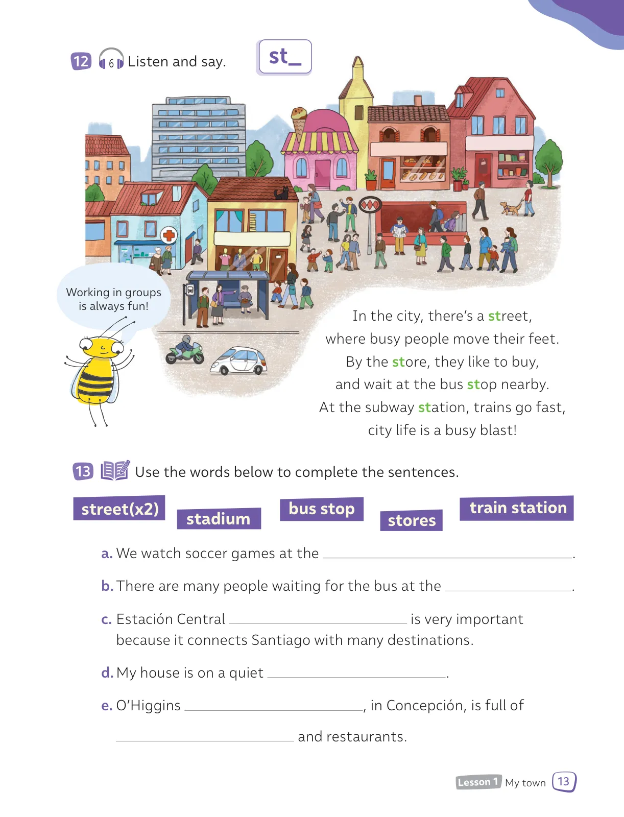 Miniatura página 15 de Inglés – Cuarto Básico | Texto del Estudiante MINEDUC – Descargar PDF · 2024