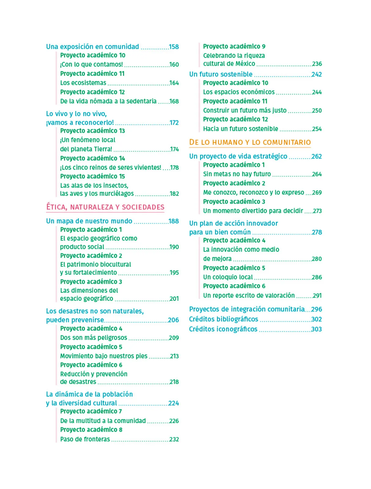 Miniatura página 14 de Colección Ximhai. Nuestro libro de Proyectos. Tomo I.   Libro de Educación Telesecundaria Grado 1°  Ciclo Escolar 2025 - 2026