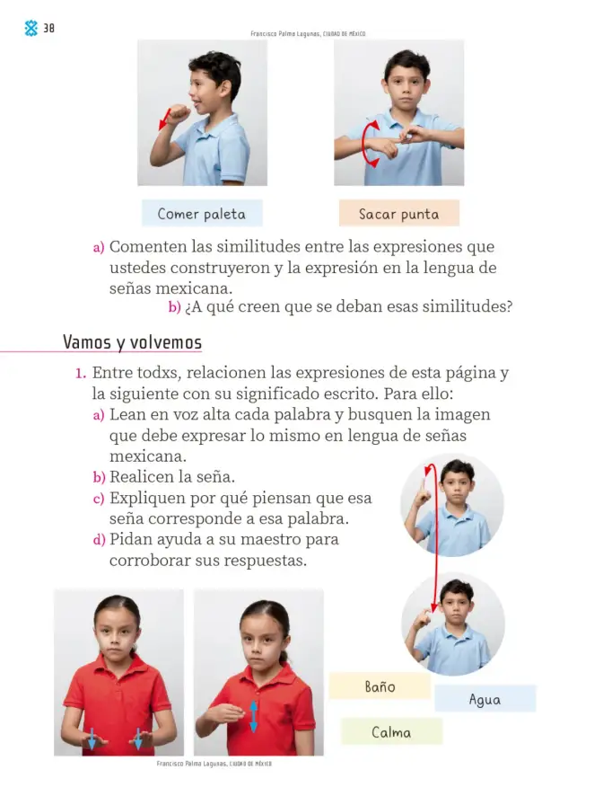 Página 39 de Proyectos Comunitarios. Libro de Educación Primaria Grado 1° Ciclo Escolar 2025 - 2026