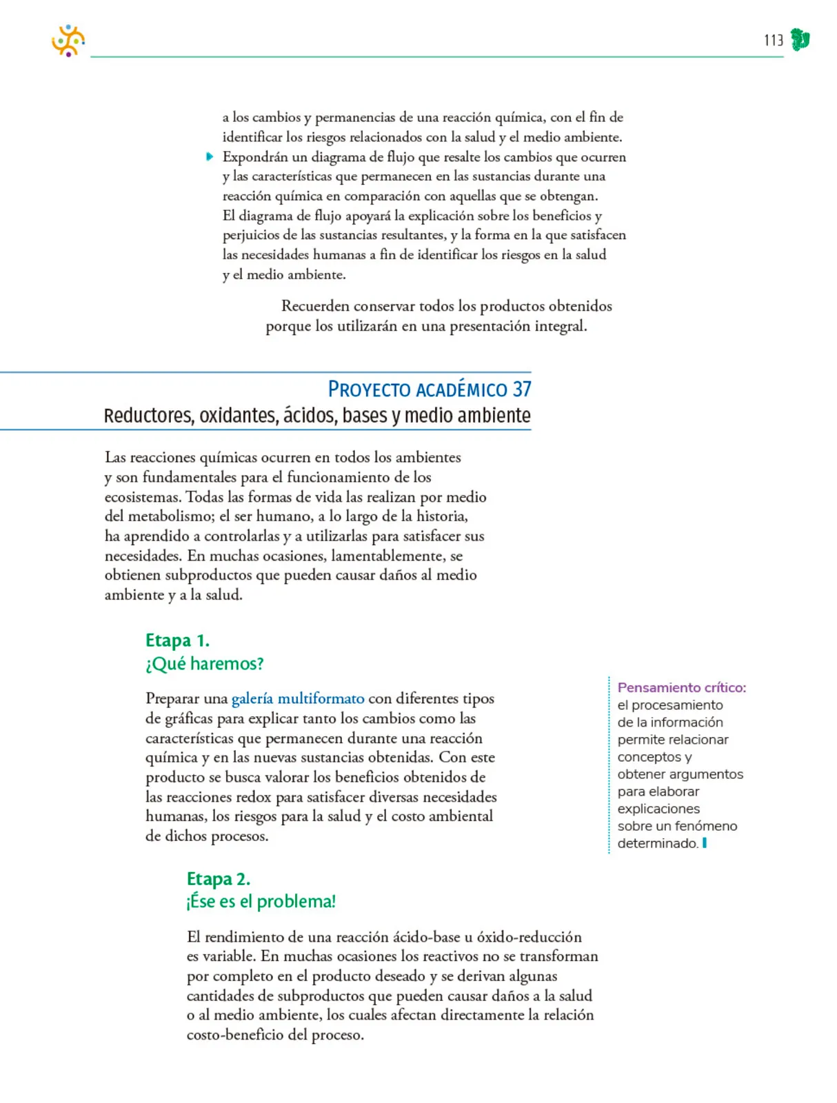 Miniatura página 114 de Colección Nanahuatzin. Nuestro libro de Proyectos.  Tomo III.  Libro de Educación Telesecundaria Grado 3°  Ciclo Escolar 2025 - 2026