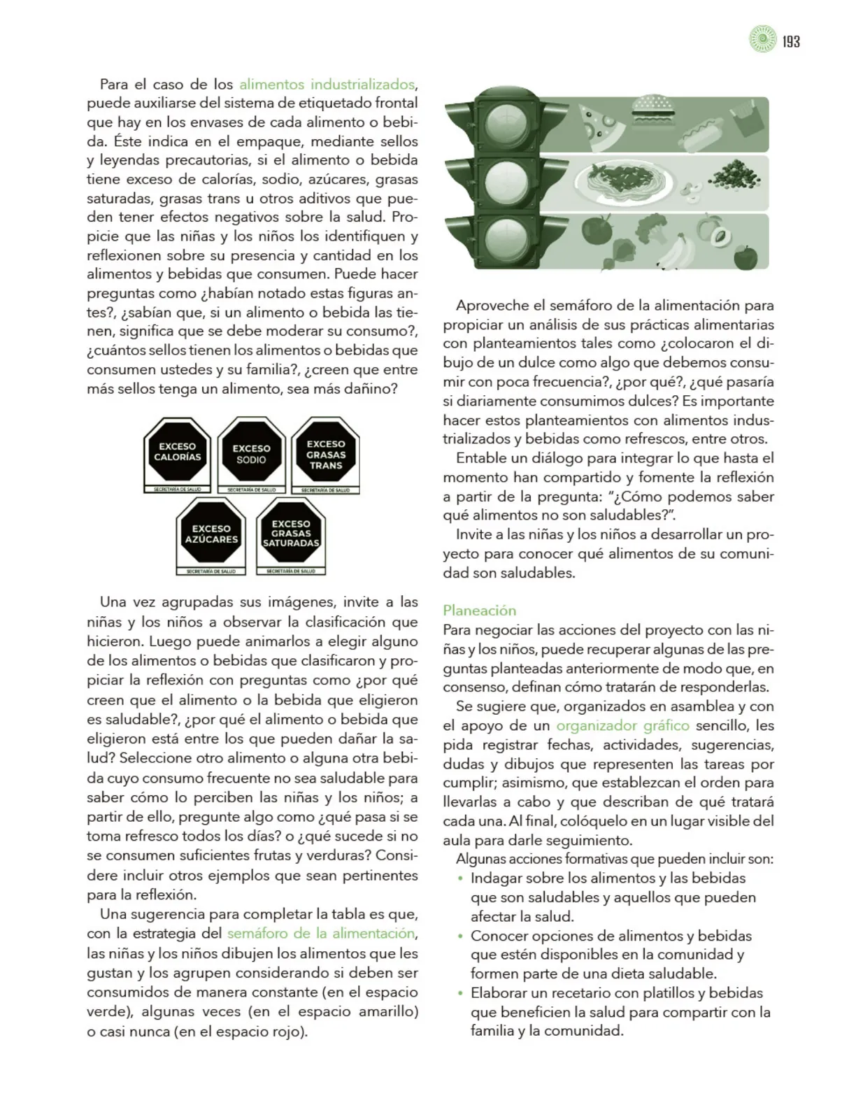 Miniatura página 194 de Modalidades de trabajo para la acción transformadora y el codiseño  Libro de Educación Preescolar Grado 1°, 2°, 3°  Ciclo Escolar 2025 - 2026